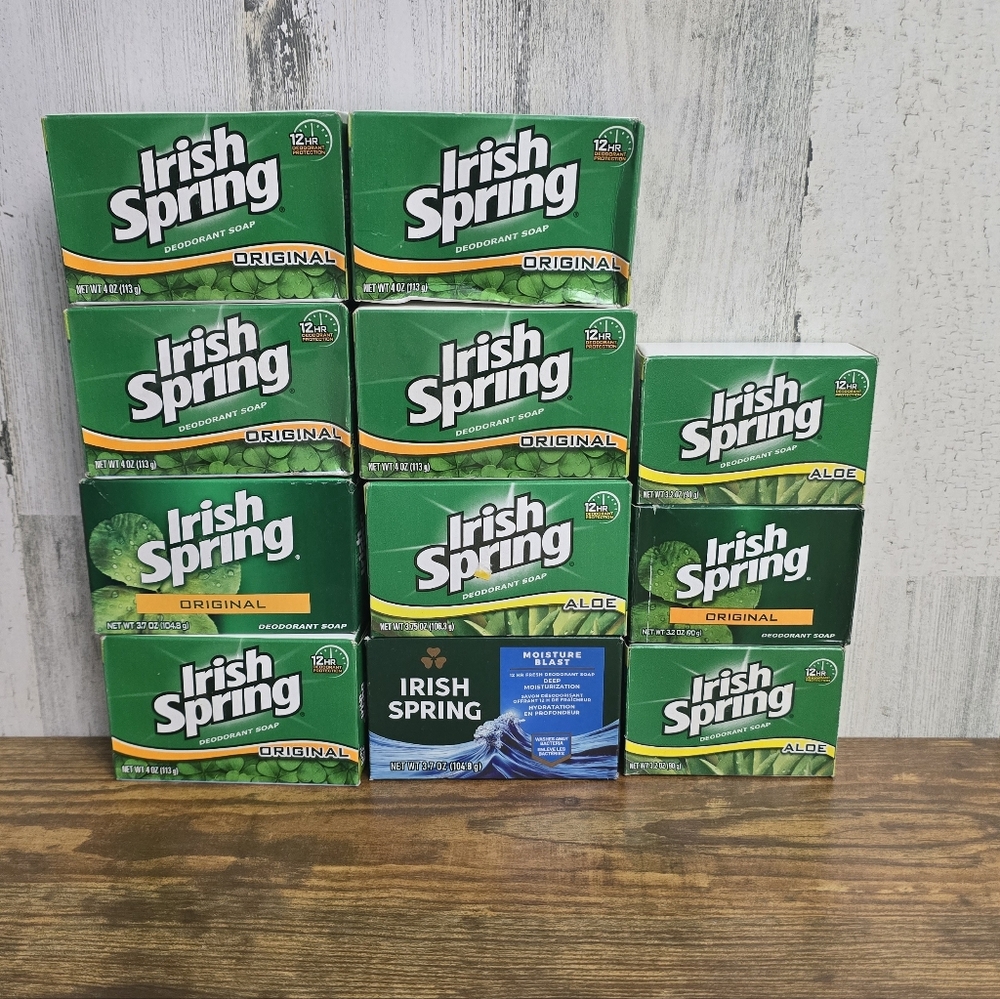 Irish Spring Soap Bar Lot Of 11